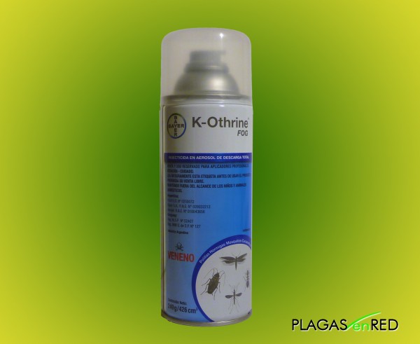 K-Othrine Fog aerosol de descarga total fogger (Ex Deltafog) 426 cc.